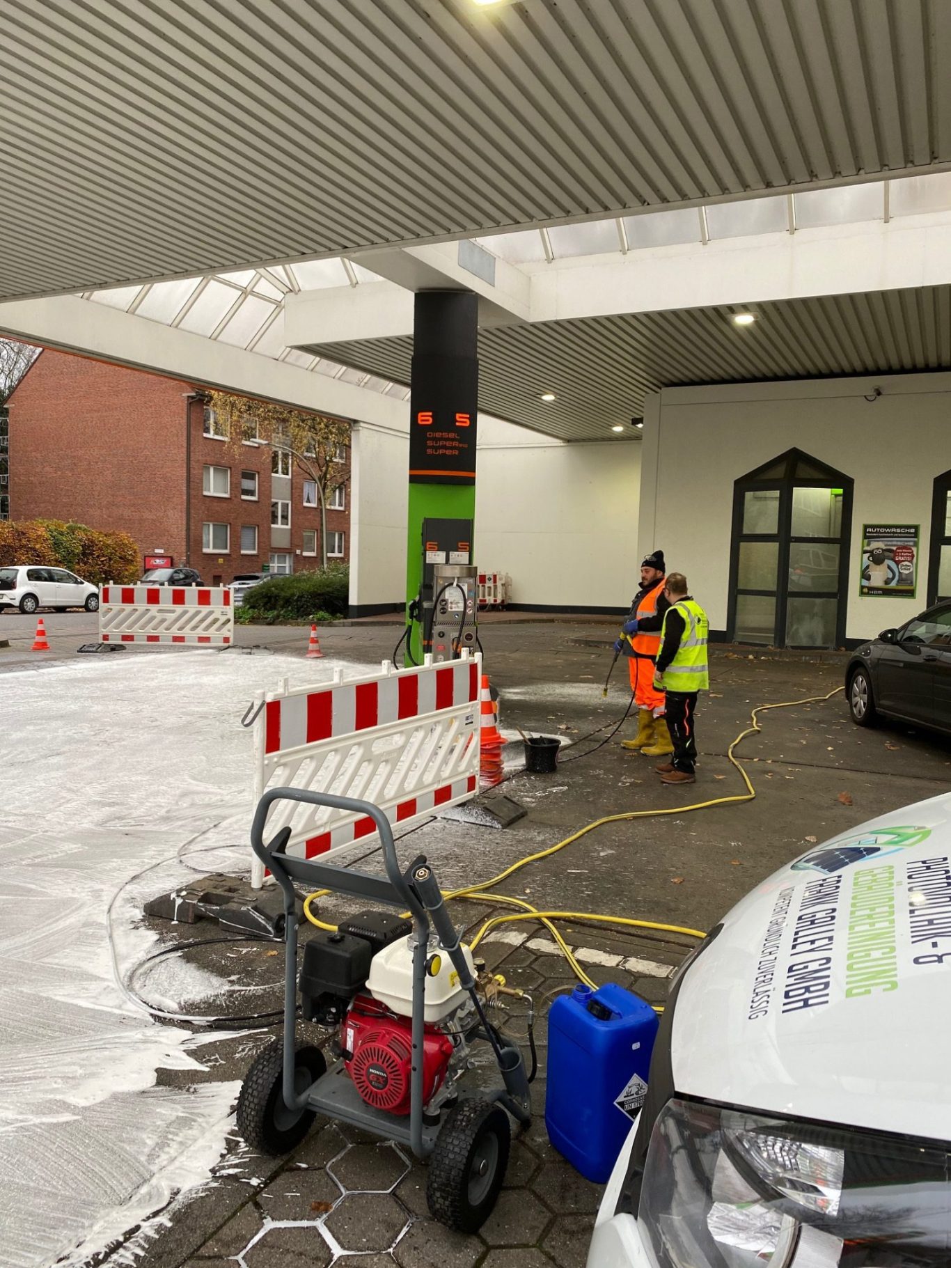 Tankstellenreinigung